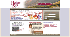 Desktop Screenshot of heritagebanknevada.com