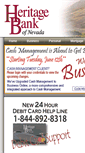 Mobile Screenshot of heritagebanknevada.com